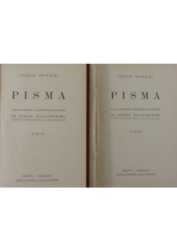Pisma, tom III - IV, 1930 r.