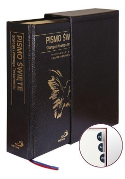 Pismo Święte ST i NT (czarna oprawa, paginatory)