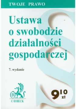 Ustawa o swobodzie działalności gospodarczej
