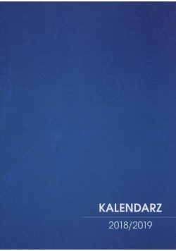 Kalendarz nauczycielski 2018/2019 niebieski