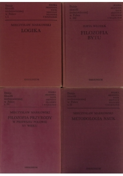 Dzieje filozofii średniowiecznej w Polsce, Tom I-IV