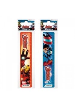 Linijka plastikowa 15cm Avengers