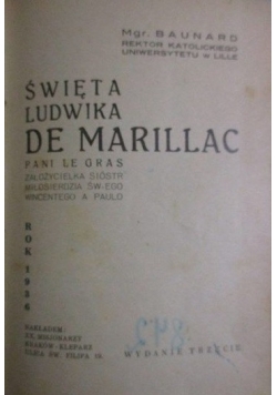 Święta Ludwika De Marillac, 1934r.