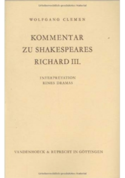 Kommentar zu Shakespeares Richard III