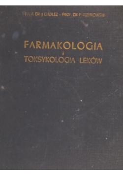 Farmakologia i toksykologia leków
