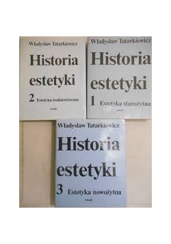 Historia estetyki, tom I - III