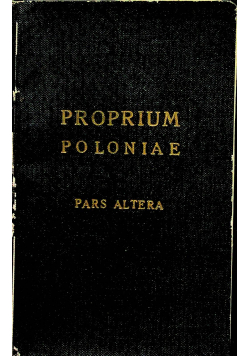 Proprium Poloniae