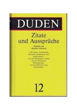 Duden 12 Zitate und Ausspruche