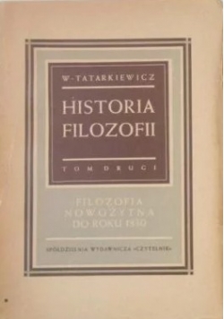 Historia filozofii. Tom II, 1949 r.