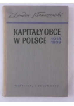 Kapitały obce w Polsce 1918-1939-1939