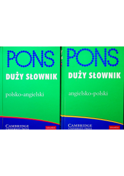 Duży słownik polsko angielski 2 tomy
