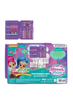 Zestaw artystyczny Shimmer and Shine 68 elementów