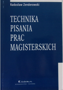 Technika pisma prac magisterskich