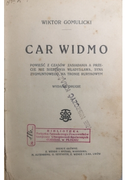 Car Widmo ok 1917 r.