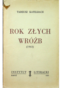 Rok złych wróżb II obieg
