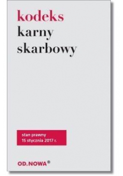 Kodeks karny skarbowy w.2017