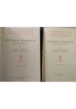 Liturgia Horarum, Tom I i IV