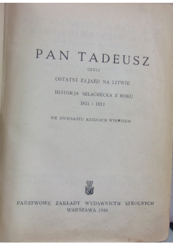 Pan Tadeusz, 1948 r.