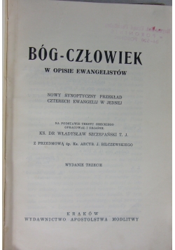 Bóg - człowiek, 1936r.