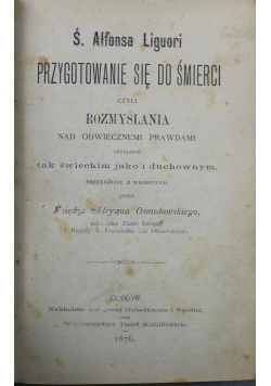Przygotowanie się do śmierci 1876 r.