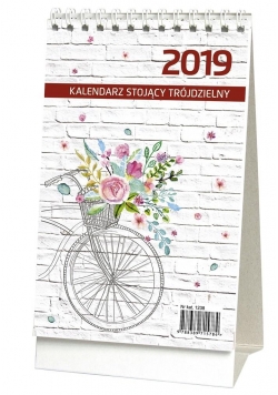 Kalendarz 2019 Biurkowy Stojący Trójdzielny