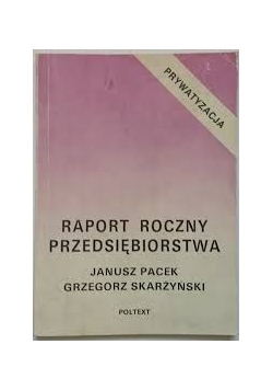 Raport Roczny Przedsiębiorstwa