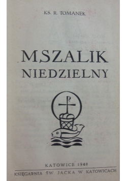 Mszalik niedzielny, 1948r.