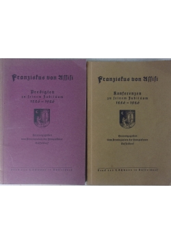 Franziskus von Assisi, 2 tomy, 1926 r.
