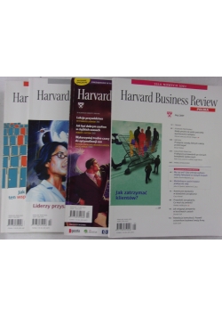 Harvard Business Review Polska, 4 numery czasopisma: Maj 2009, Luty 2009,  Styczeń 2009,  Lipiec/sierpień 2009