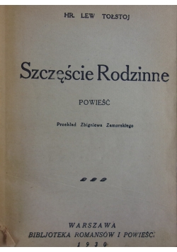 Szczęście rodzinne,1930r