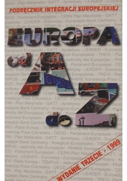 Europa od A do Z. Podręcznik integracji europejskiej