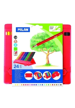 Kredki trójkątne Flexi box 24 kolory