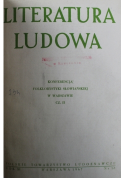 Literatura Ludowa Nr 1 do 6