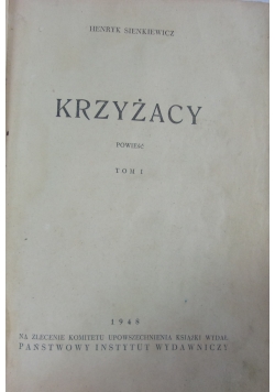 Krzyżacy, tom I-II, 1948 r.