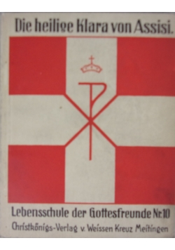 Die heilige Klara von Assisi, 1934r.