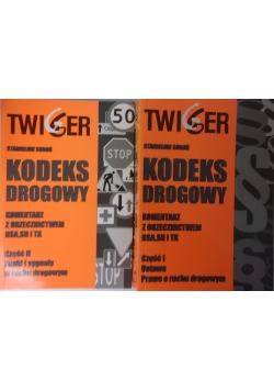 Kodeks drogowy, zestaw 2 książek