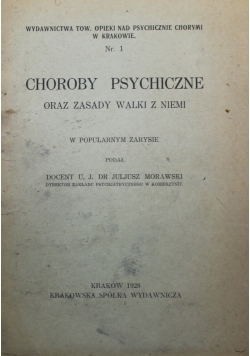 Choroby Psychiczne 1928 r.