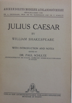 Julius Caesar, 1936 r.