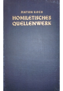 Homiletische Quellenwerk, 1939r.