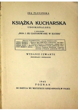 Książka kucharska, 1945 r.