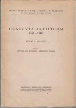 Cracovia  artificum  1551-1560