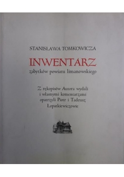 Inwentarz zabytków powiatu limanowskiego