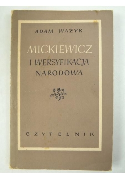 Mickiewicz i wersyfikacja narodowa