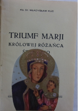 Triumf Marji Królowej różańca, 1933 r.