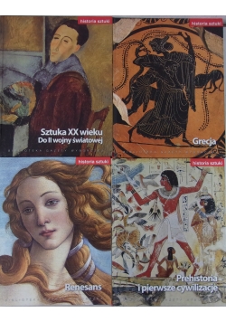 Historia sztuki, zestaw książek 1,2,7,12