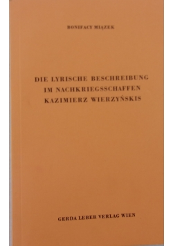 Die lyrische beschreibung...