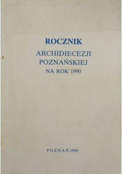Rocznik archidiecezji poznańskiej na rok 1990