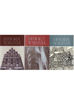 Historia Torunia, zestaw 3 książek