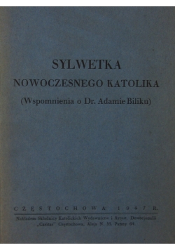 Sylwetka nowoczesnego katolika, 1947 r.