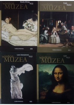 Wielkie muzea. Zestaw 4 książek